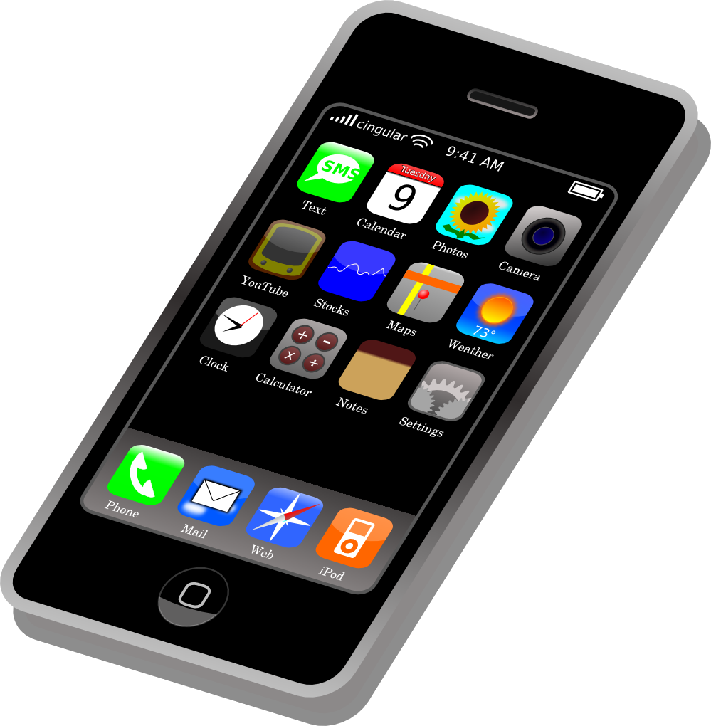 Smartphone Interface Clipart PNG Image