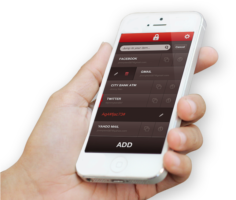 Smartphone Security App In Hand.png PNG Image