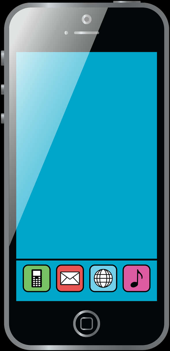 Smartphone Vector Illustration PNG Image