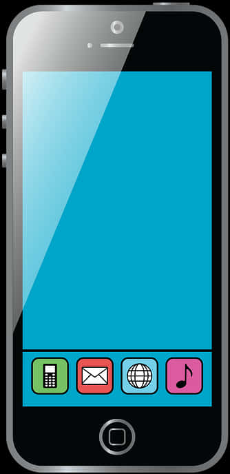 Smartphone Vector Illustration PNG Image