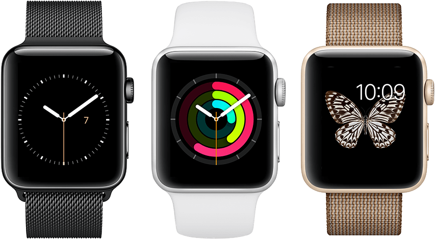 Smartwatch Display Variety PNG Image