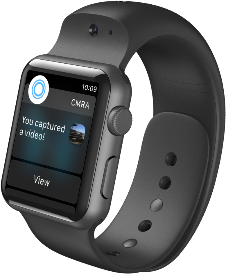 Smartwatchwith Camera Notification PNG Image