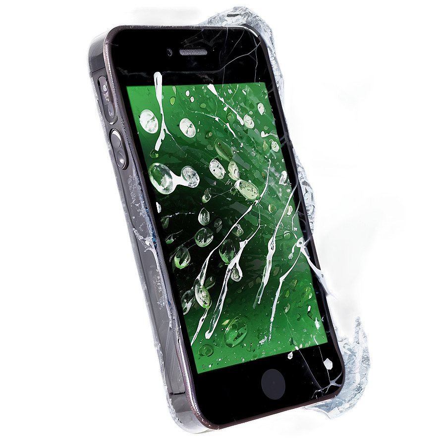 Smashed Phone Device Png 86 PNG Image