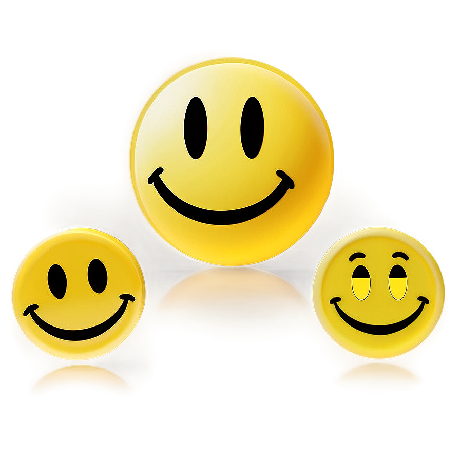 Smiley Face Shapes Png Xlg PNG Image