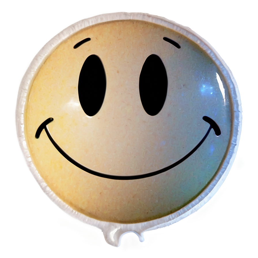 Smiley Face Sticker For Decor Png 1 PNG Image