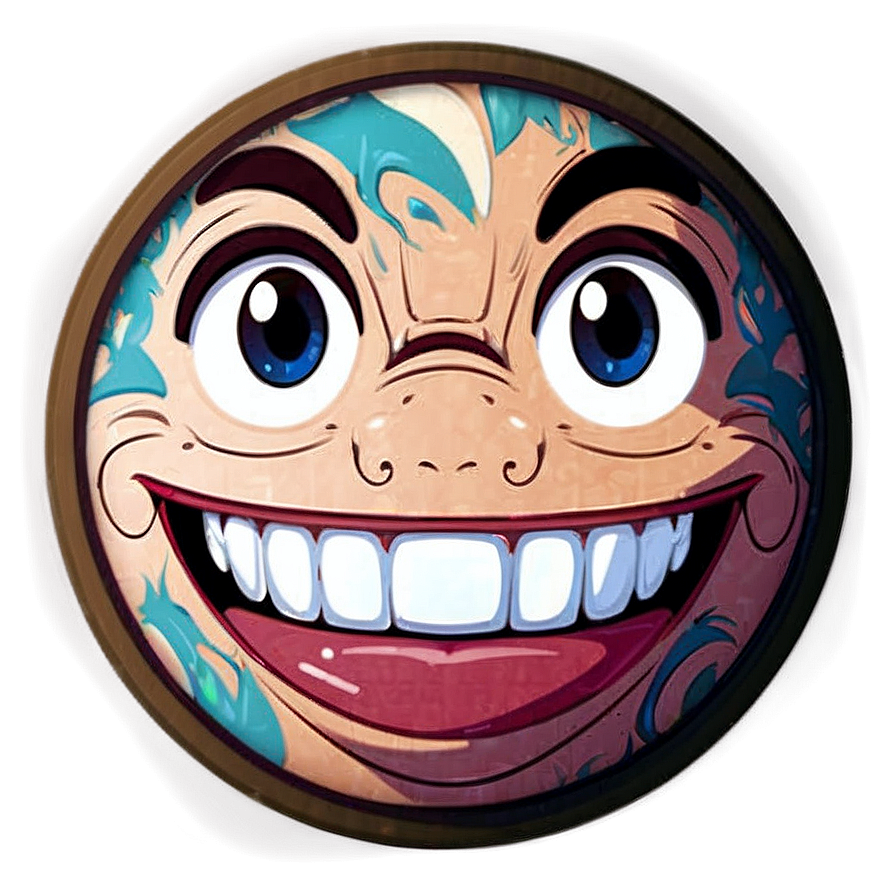 Smiling Anime Character Face Png Jxo PNG Image