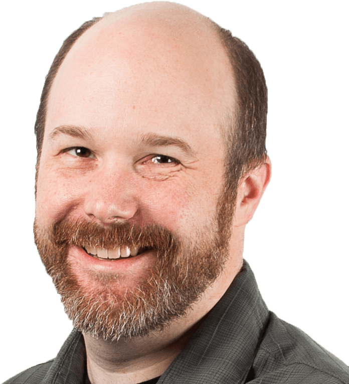 Smiling Bald Manwith Beard PNG Image