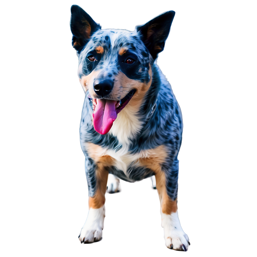 Smiling Blue Heeler Dog Png 06282024 PNG Image