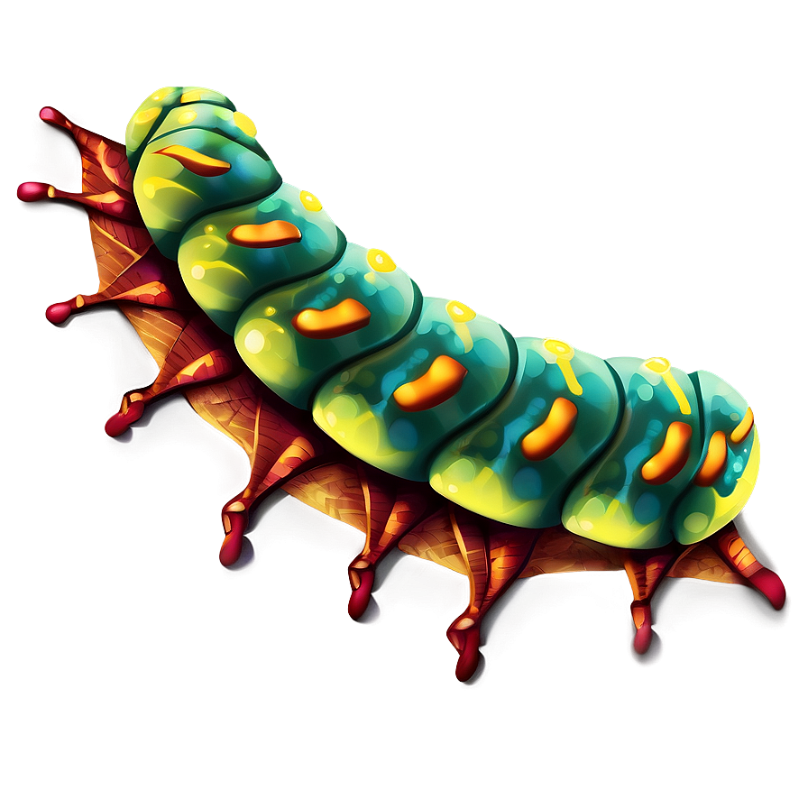 Smiling Caterpillar Clipart Png 05232024 PNG Image