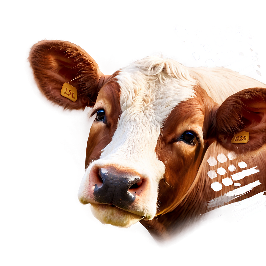 Smiling Cow Face Graphic Png 78 PNG Image