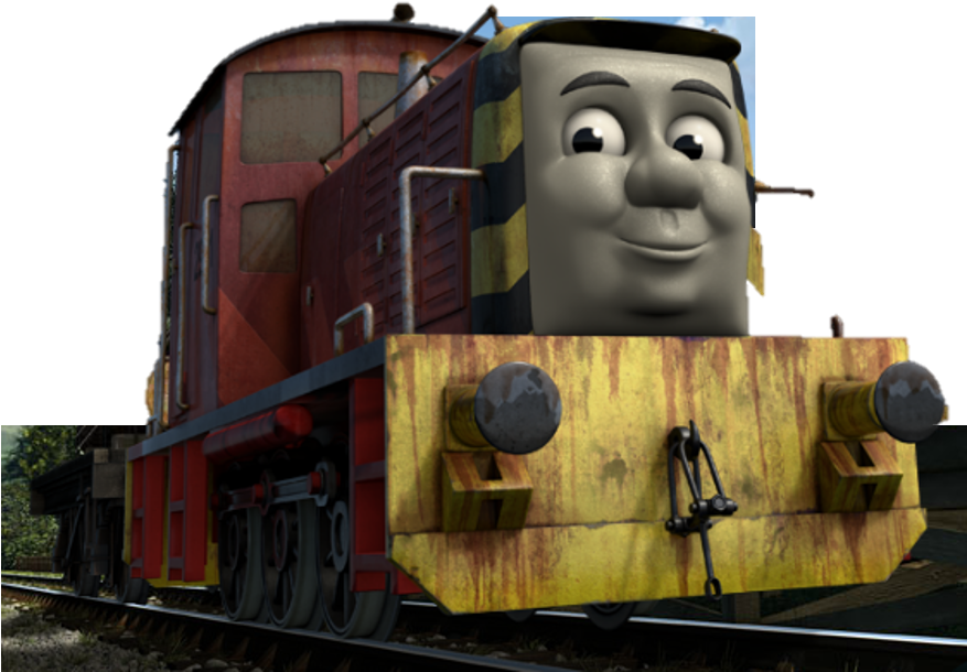 Smiling Diesel Engine Thomasand Friends PNG Image