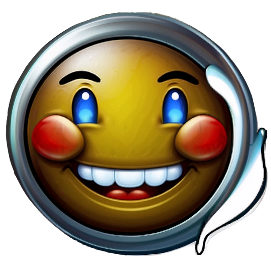 Smiling Emoji With Halo Png Trs PNG Image