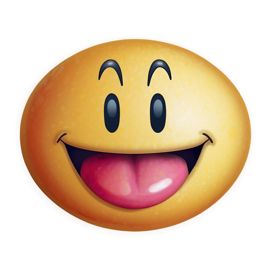 Smiling Emoji With Stuck-out Tongue Png Dqk PNG Image