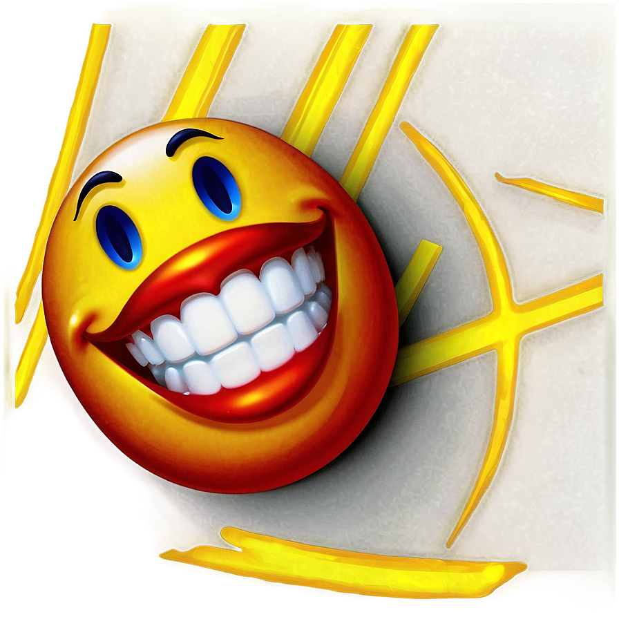 Smiling Emoji With Teeth Png 46 PNG Image