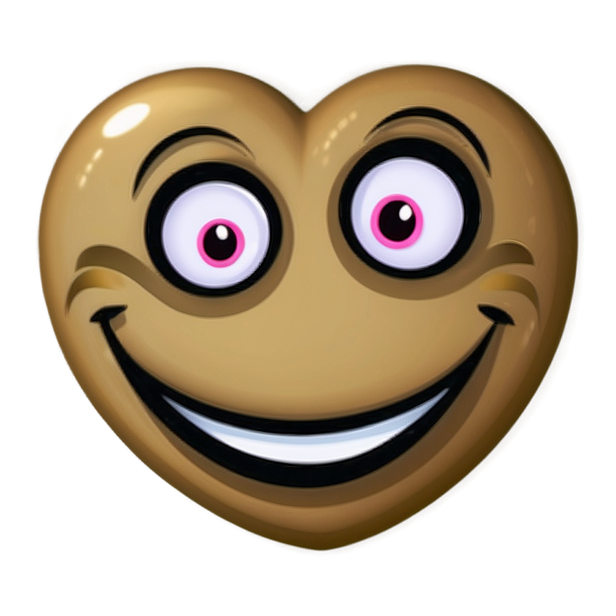 Smiling Face With Heart-shaped Eyes Emoji Png Was14 PNG Image