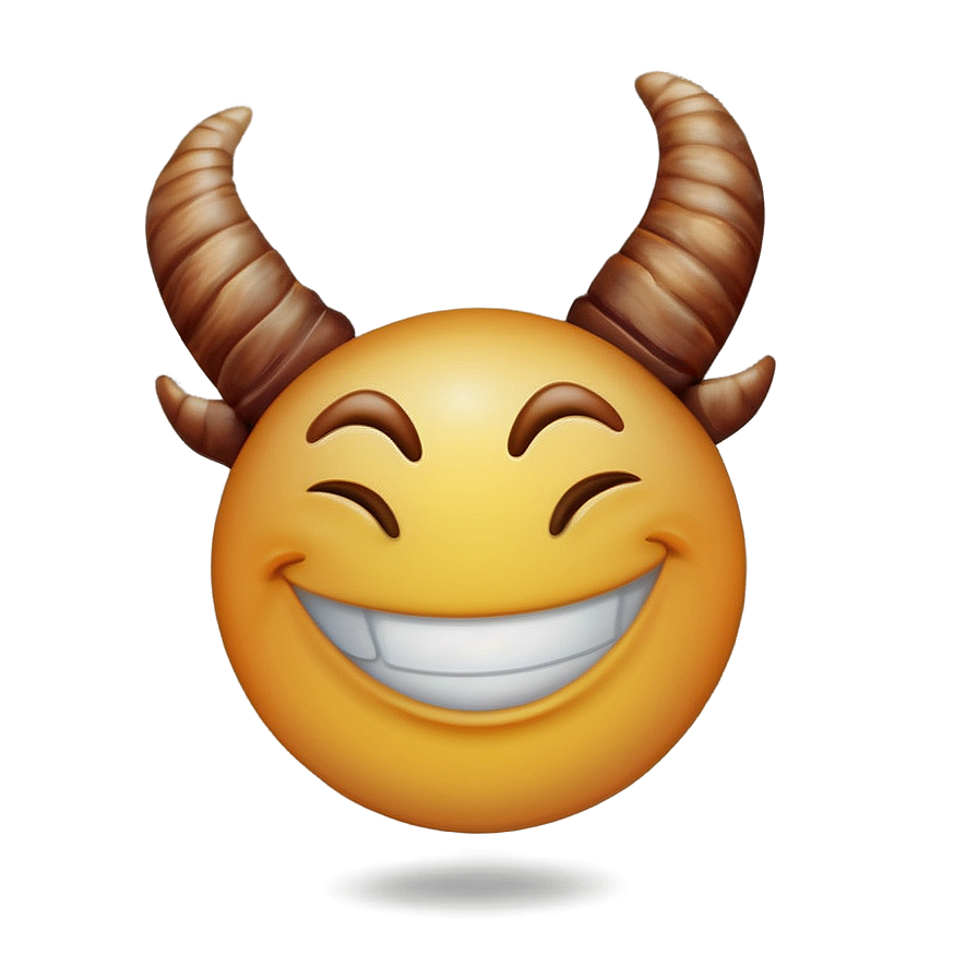 Smiling Face With Horns Emoji Png Fid PNG Image