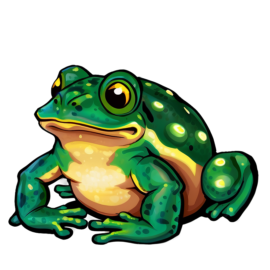 Smiling Frog Clipart Png Ruf PNG Image