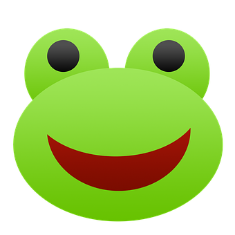 Smiling Frog Emoji PNG Image