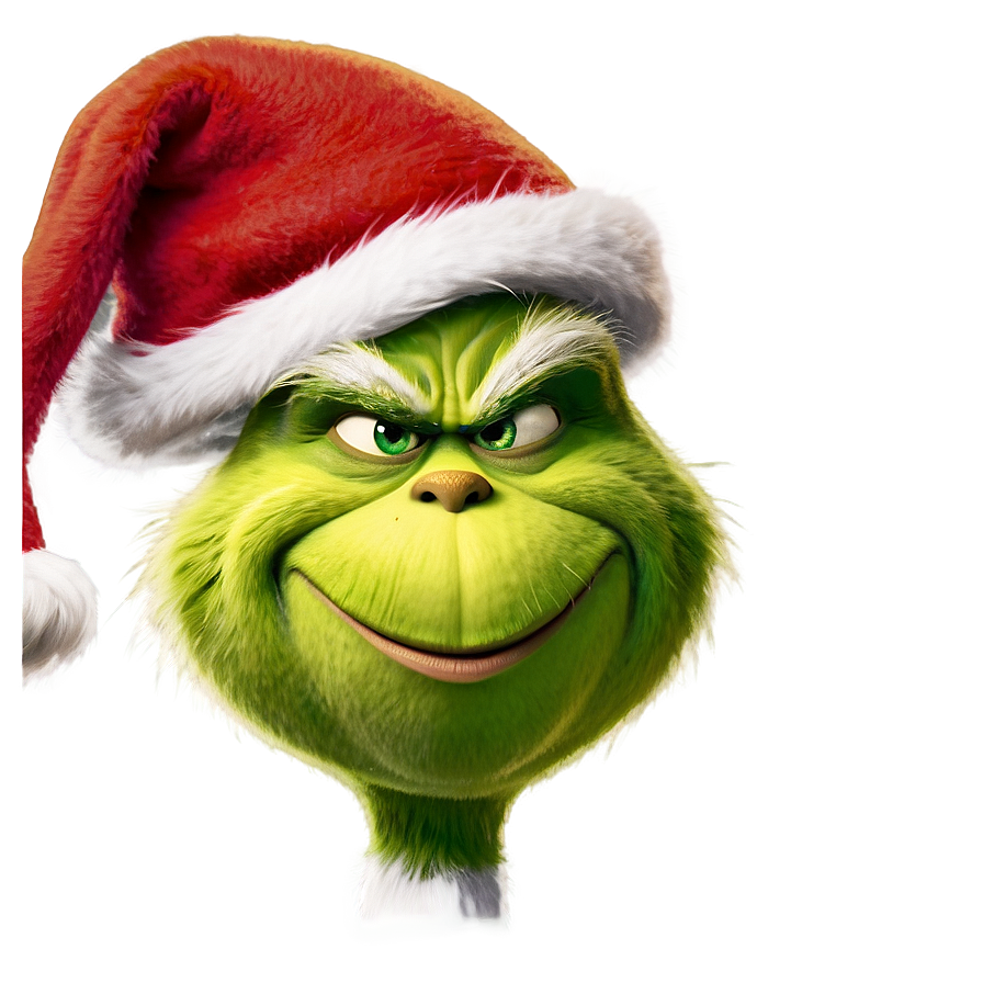 Smiling Grinch Png Hdj PNG Image