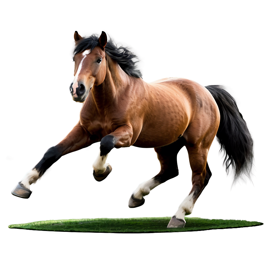 Smiling Horse Cartoon Png Sky PNG Image