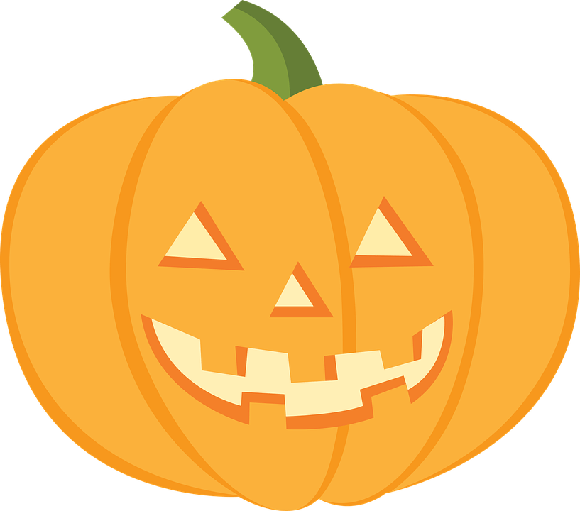 Smiling Jack O Lantern Graphic PNG Image