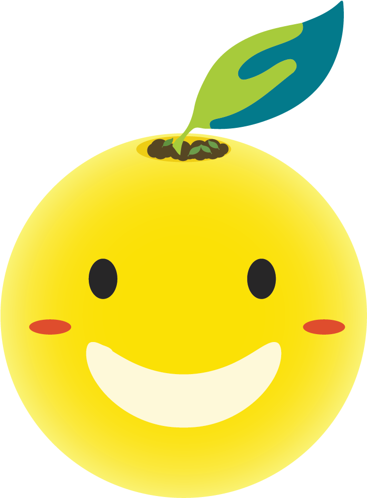 Smiling Lemon Emoji Graphic PNG Image