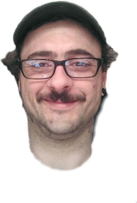 Smiling Man With Capand Glasses PNG Image