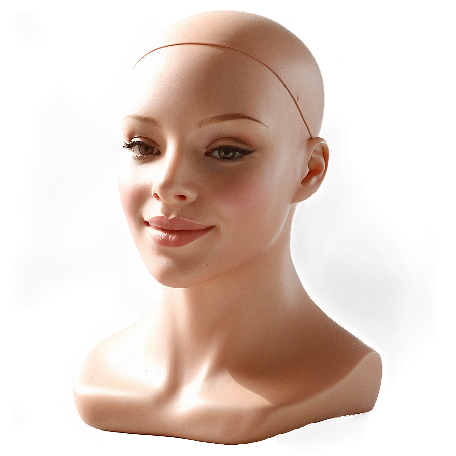 Smiling Mannequin Head Design Png Bli PNG Image