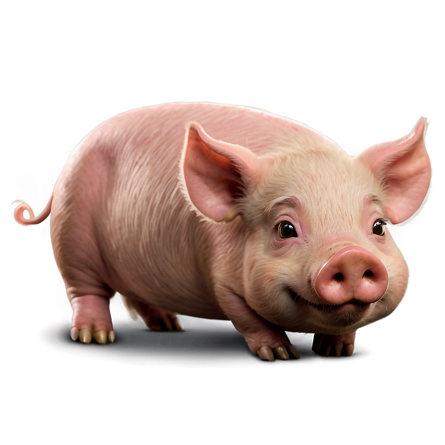 Smiling Pig Png 05212024 PNG Image