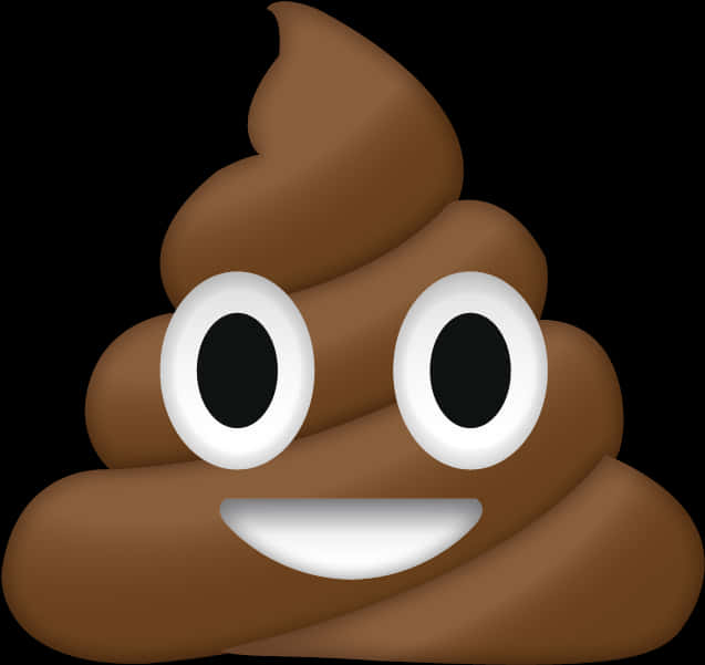 Smiling Poop Emoji PNG Image