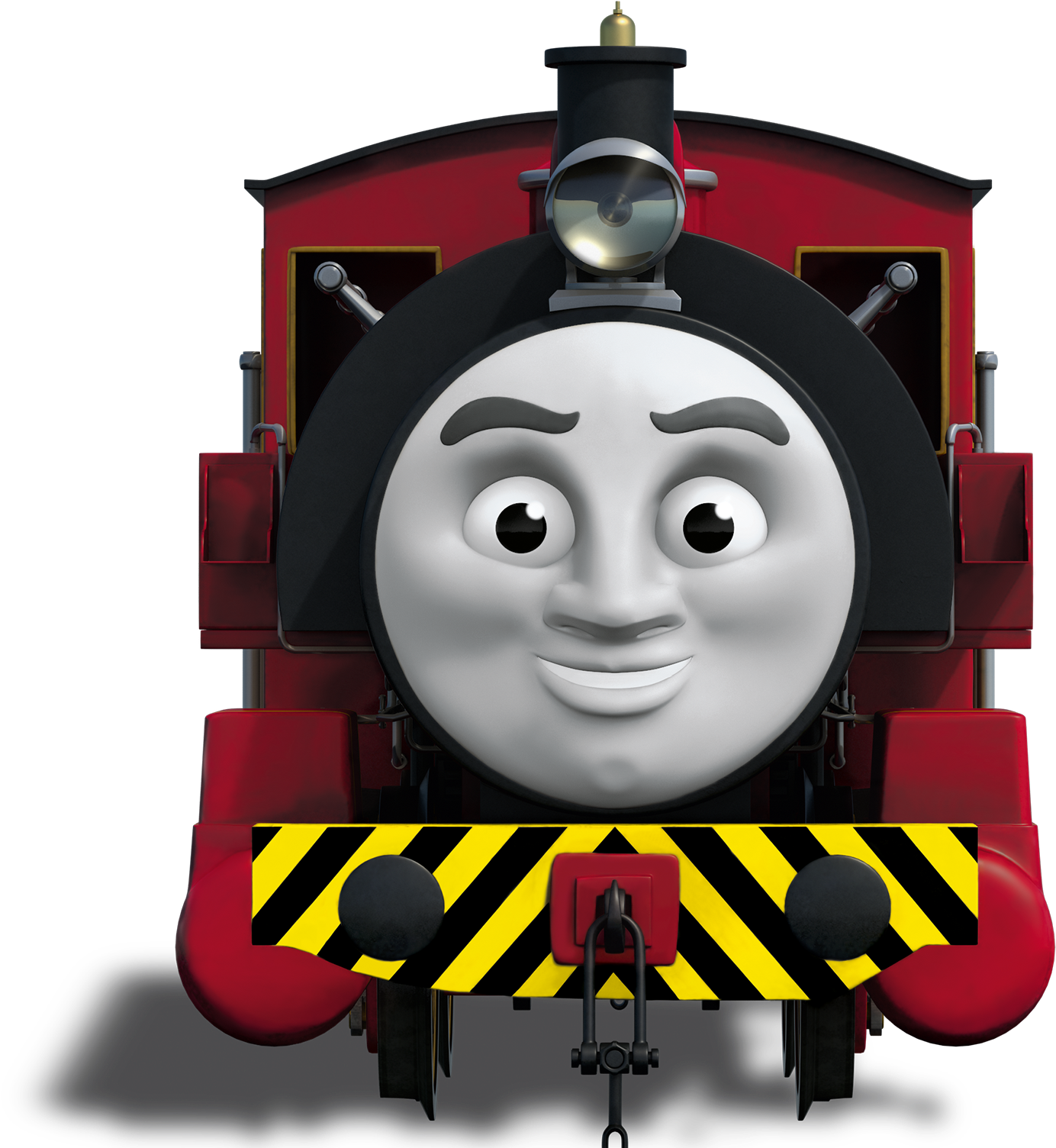 Smiling Red Engine Thomas Friends PNG Image