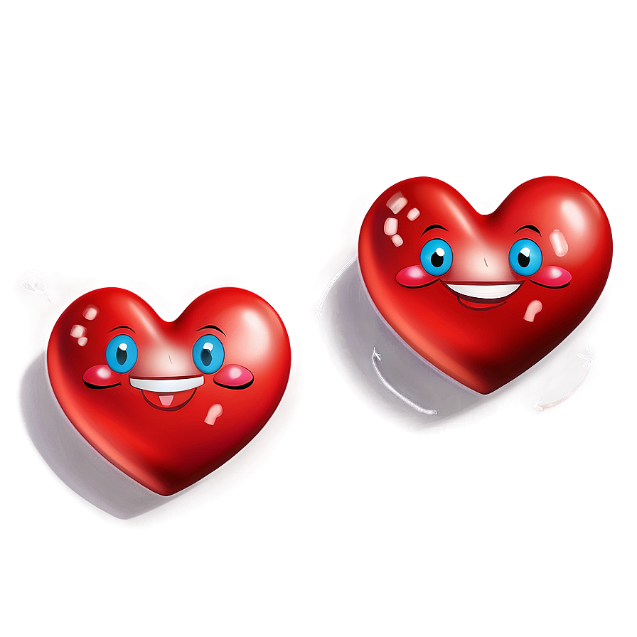 Smiling Red Heart Png Hnf PNG Image