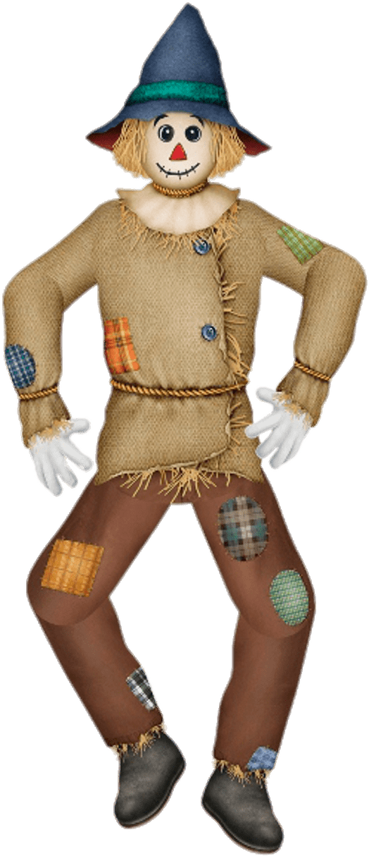 Smiling Scarecrow Puppet.png PNG Image