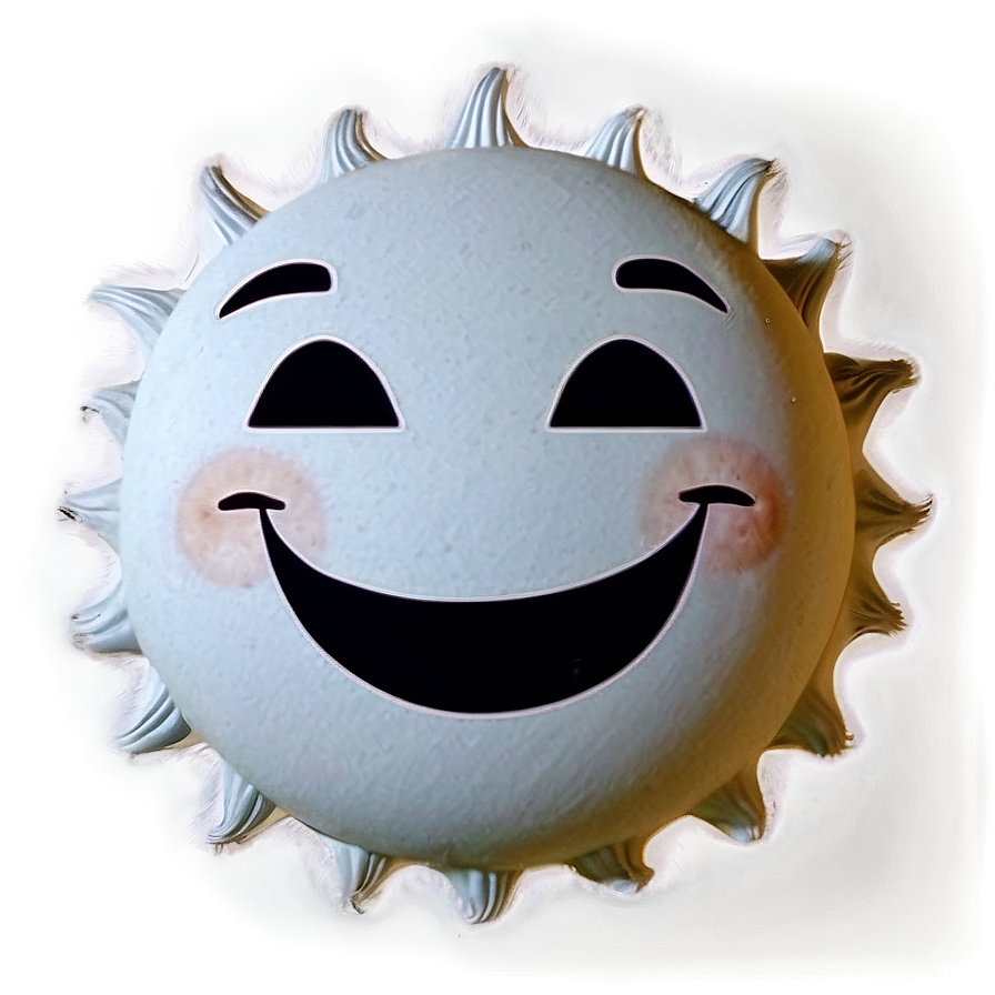 Smiling Sun Sticker Png Fwy PNG Image