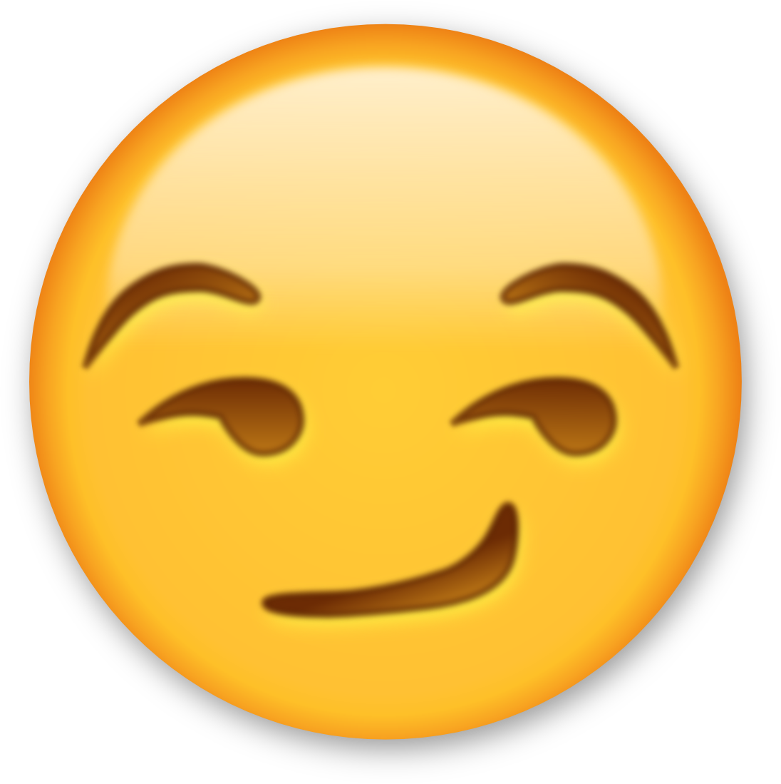 Smirking Face Emoticon.png PNG Image