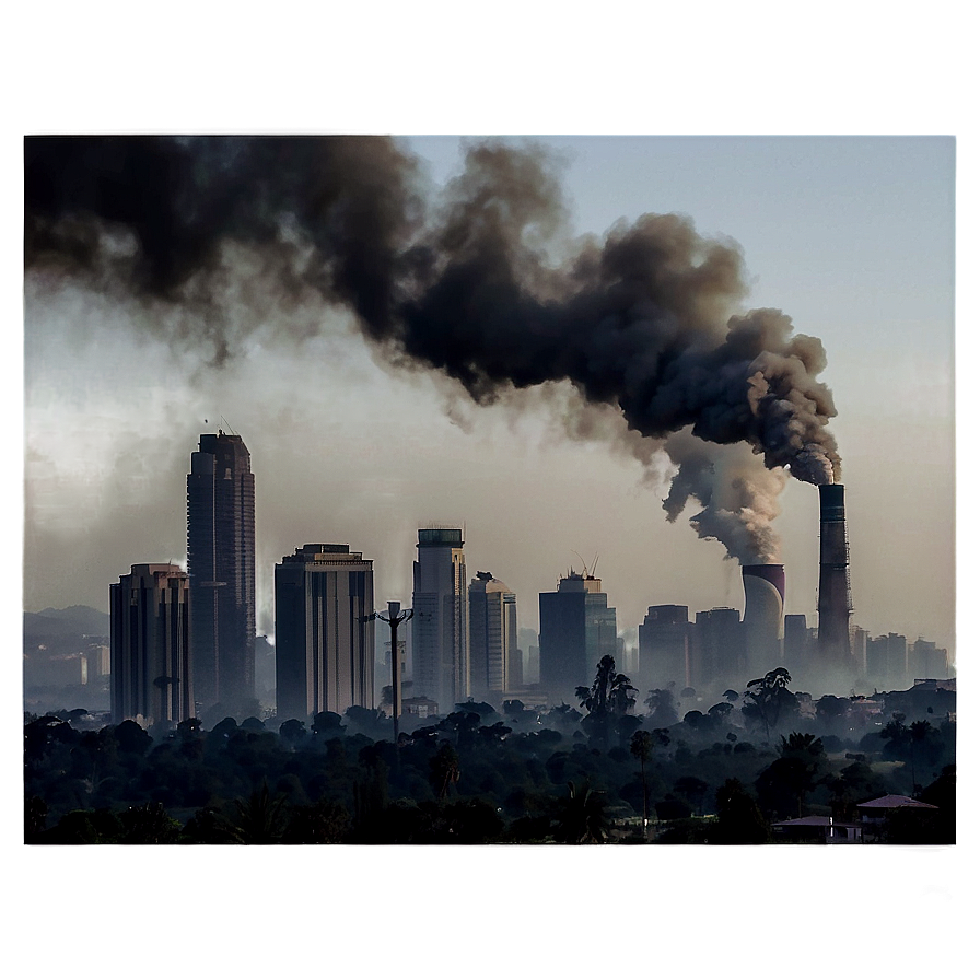 Smog Overpowering City Png Bgr42 PNG Image