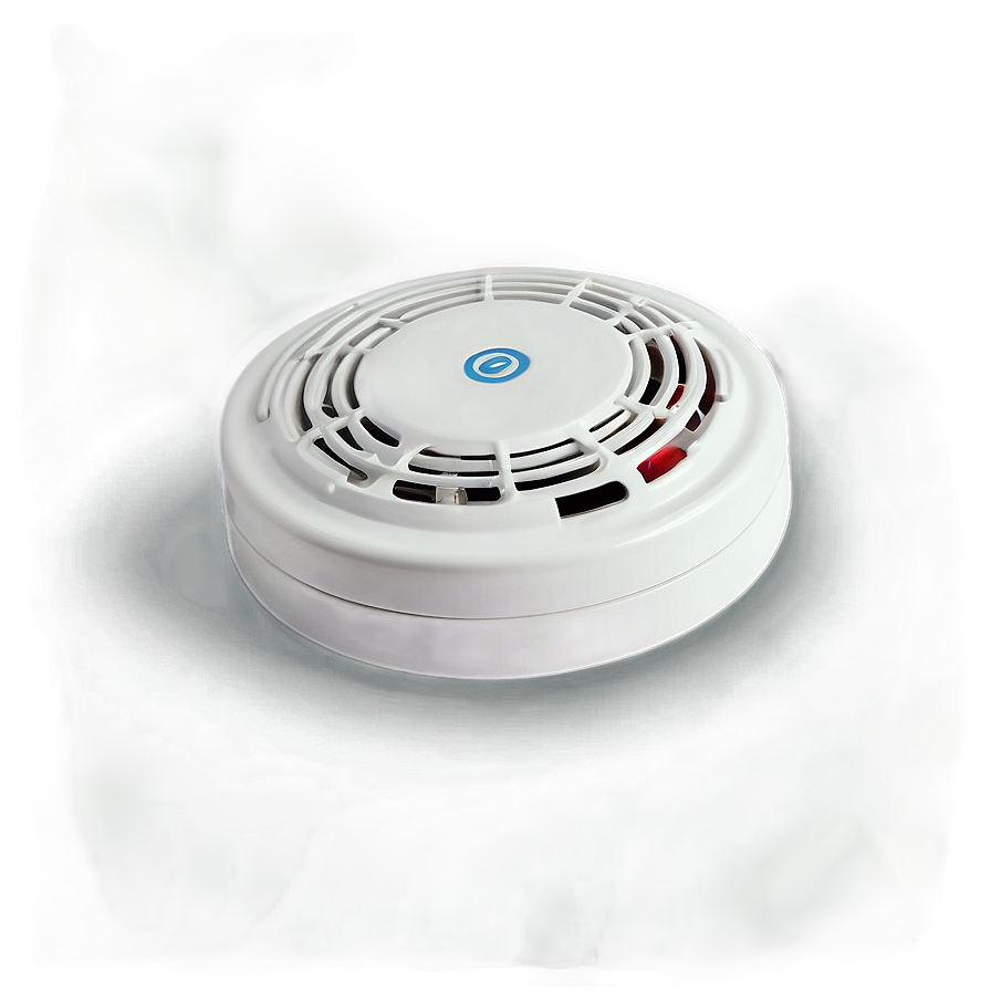 Smoke Detector On White Background Png Ukv14 PNG Image