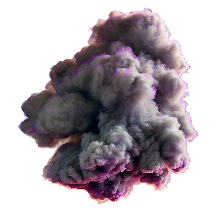 Smoke Explosion With Flames Png Ywk94 PNG Image