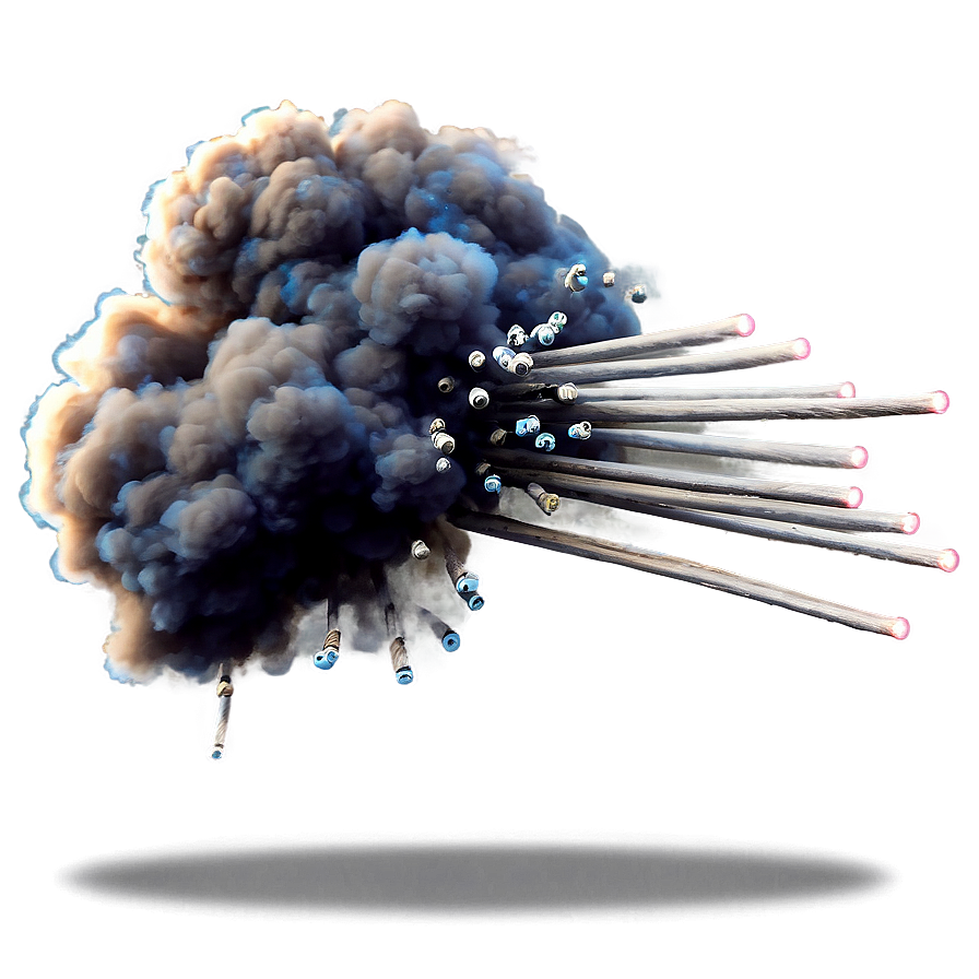 Smoke Explosion With Sparks Png Men PNG Image