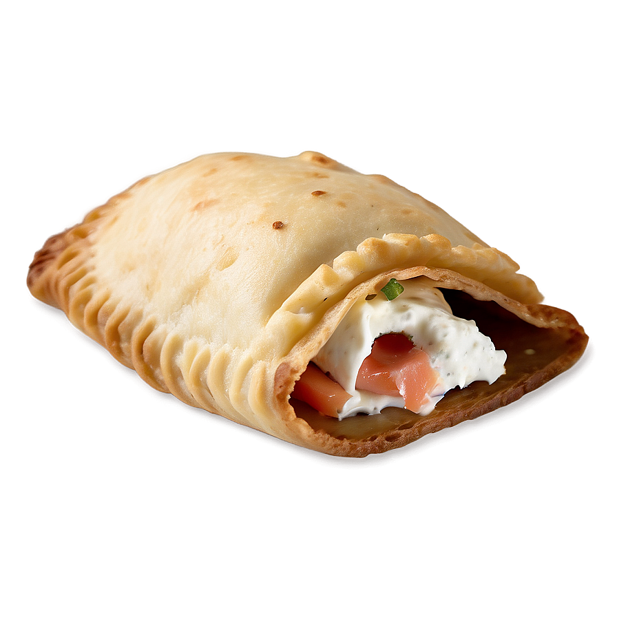 Smoked Salmon And Cream Cheese Empanadas Png 06122024 PNG Image