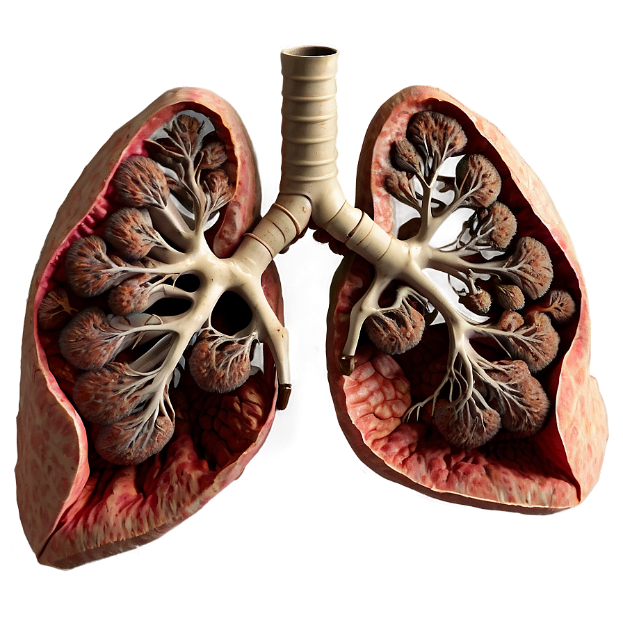 Smoker's Lungs Image Png Qxf34 PNG Image