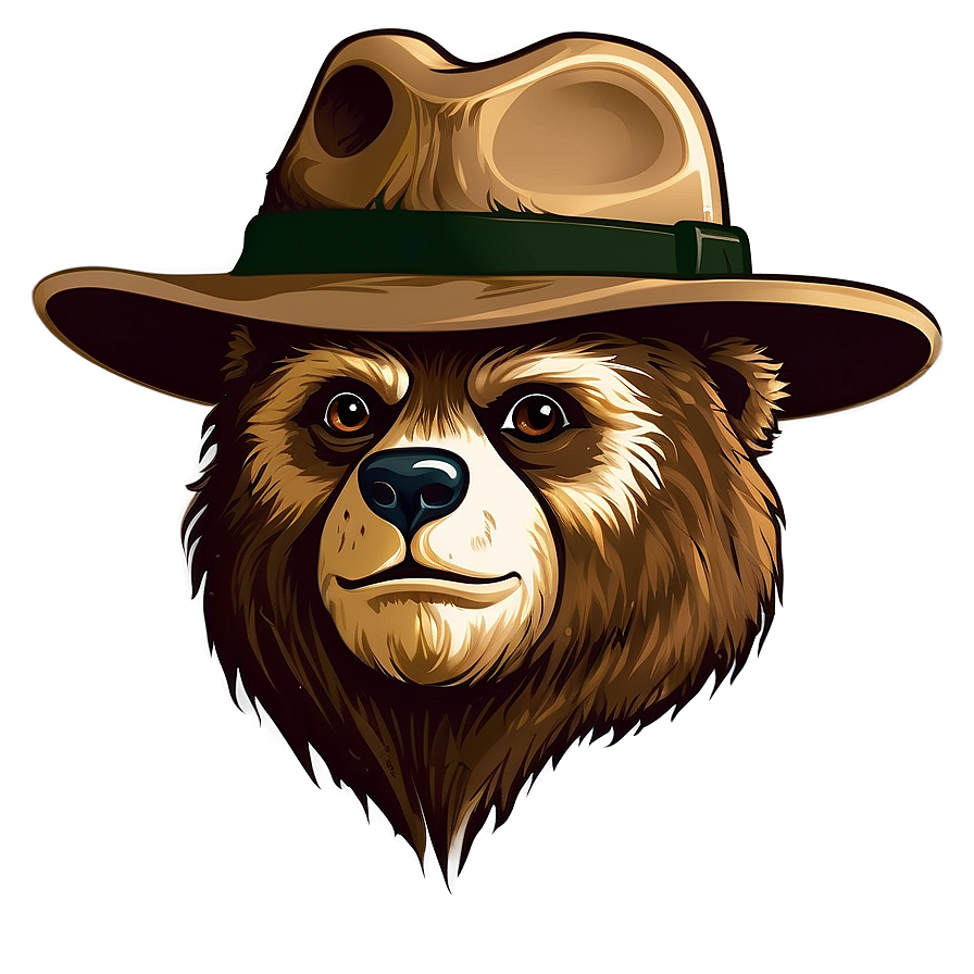 Smokey The Bear Logo Design Png Eul PNG Image