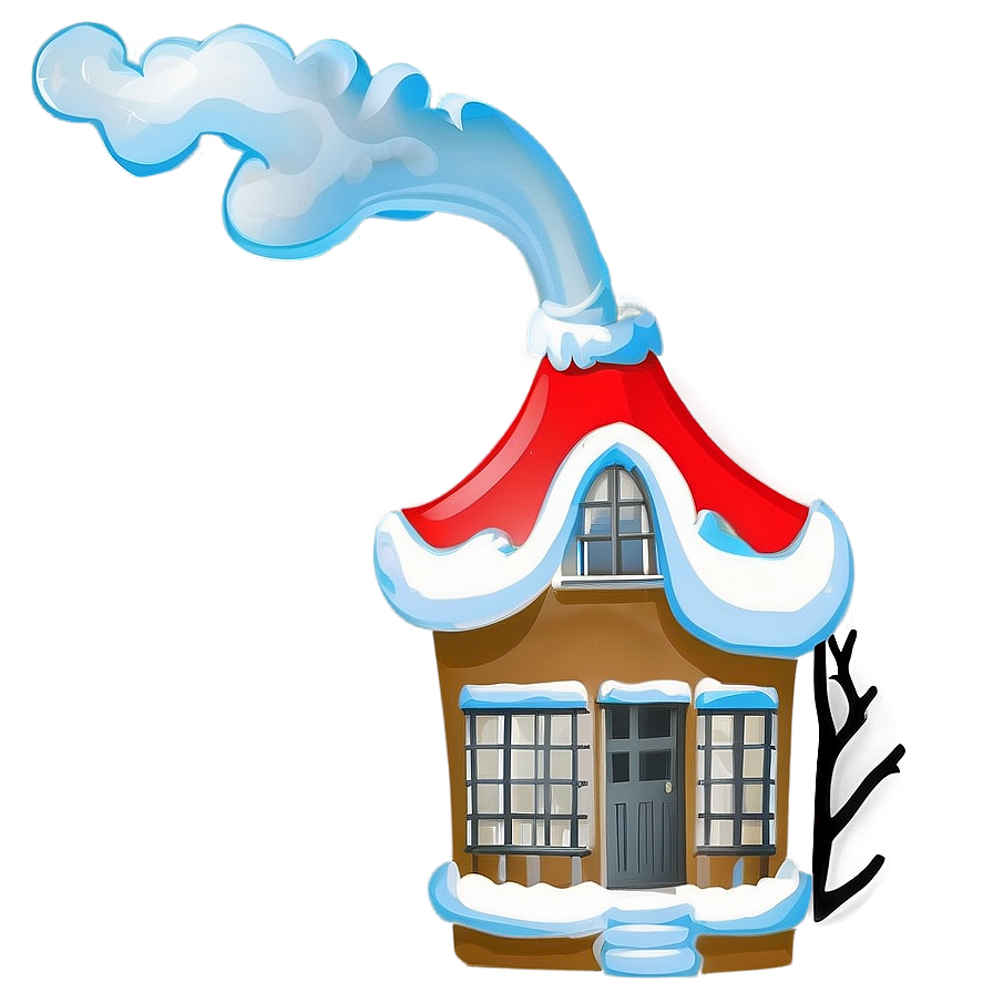 Smoking Chimney House Png 54 PNG Image