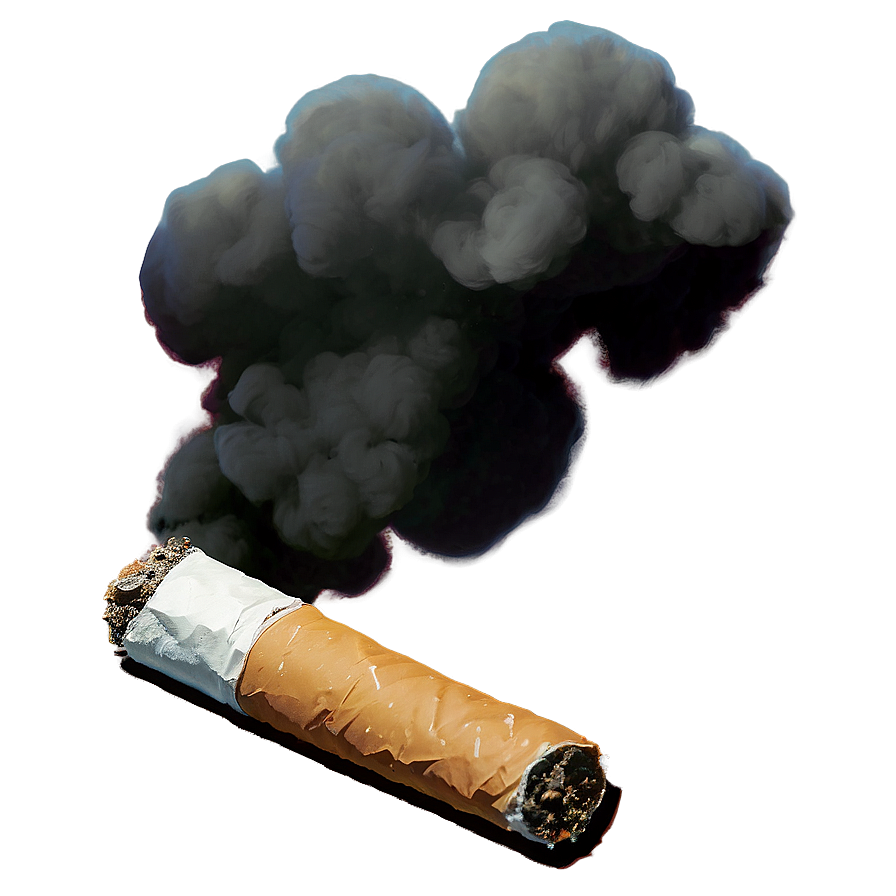 Smoking Cigarette Cloud Png Kfl PNG Image