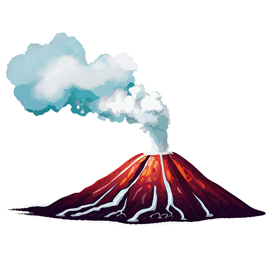 Smoking Volcano Top Png Bpi PNG Image