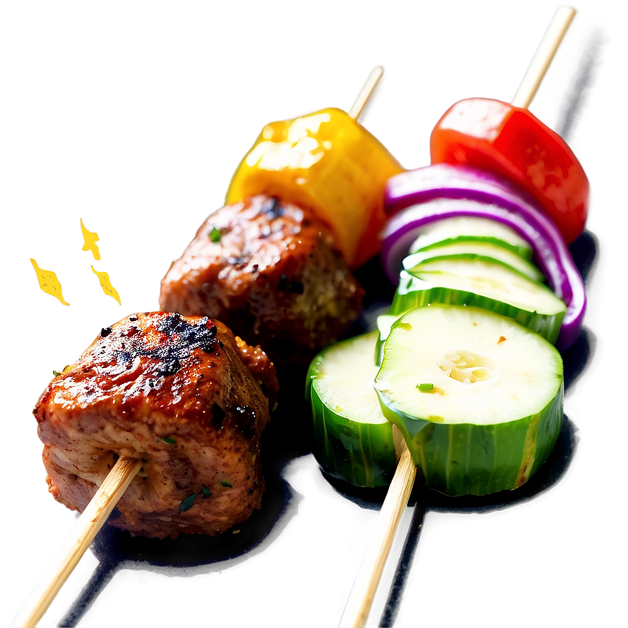 Smoky Meatball Kebabs Png 7 PNG Image