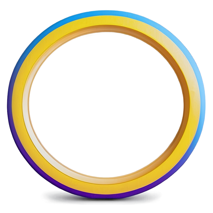 Smooth Yellow Circle Model Png 06122024 PNG Image