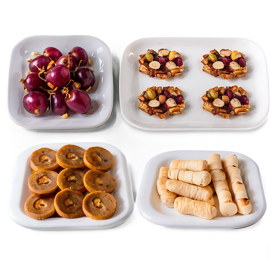 Snack Plates Set Png 45 PNG Image