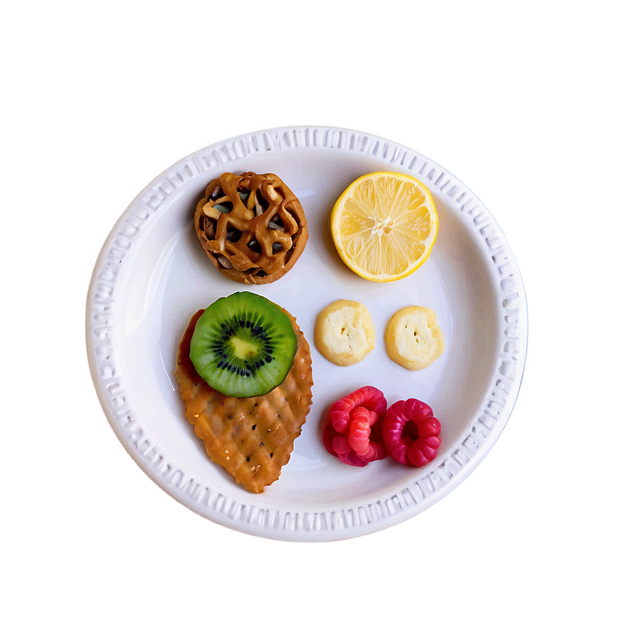 Snack Plates Set Png Ors PNG Image