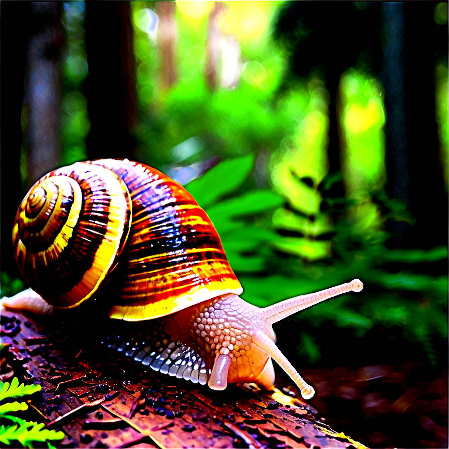 Snail In Forest Png 72 PNG Image